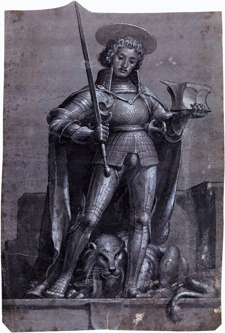   小汉斯·荷尔拜因 Hans Holbein the Younger——素描作品 (9)